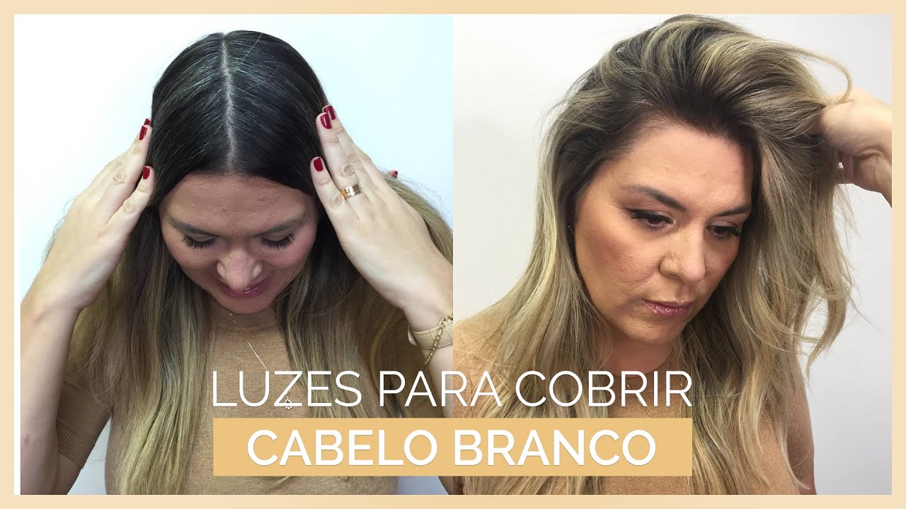 Como fazer luzes para cobrir cabelo branco