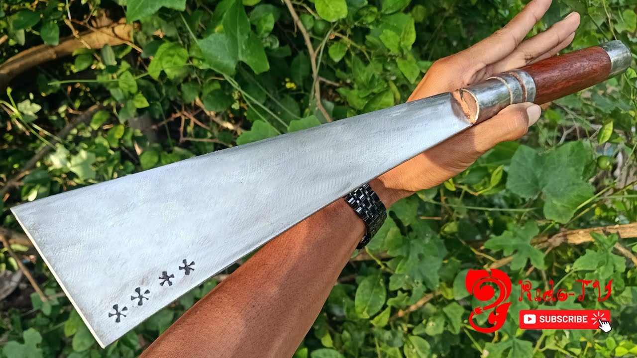 Blade Machete Handmade | Forging  a Heavy Blade Machete by Village Blacksmith @RedoTV