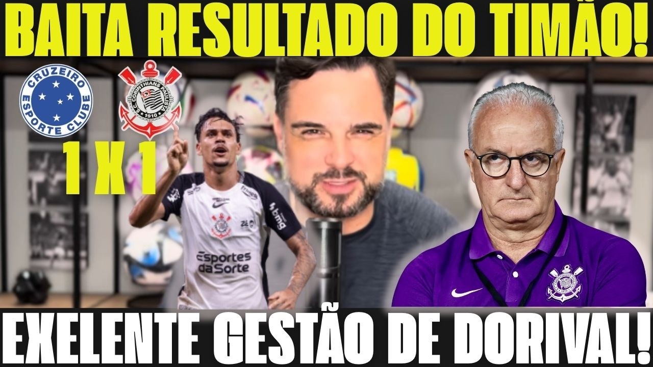 🚨EMPATE COM GOSTO DE VITÓRIA! TIMÃO ENCARA O CRUZEIRO, MOSTRA RAÇA E CALA CRÍTICOS!