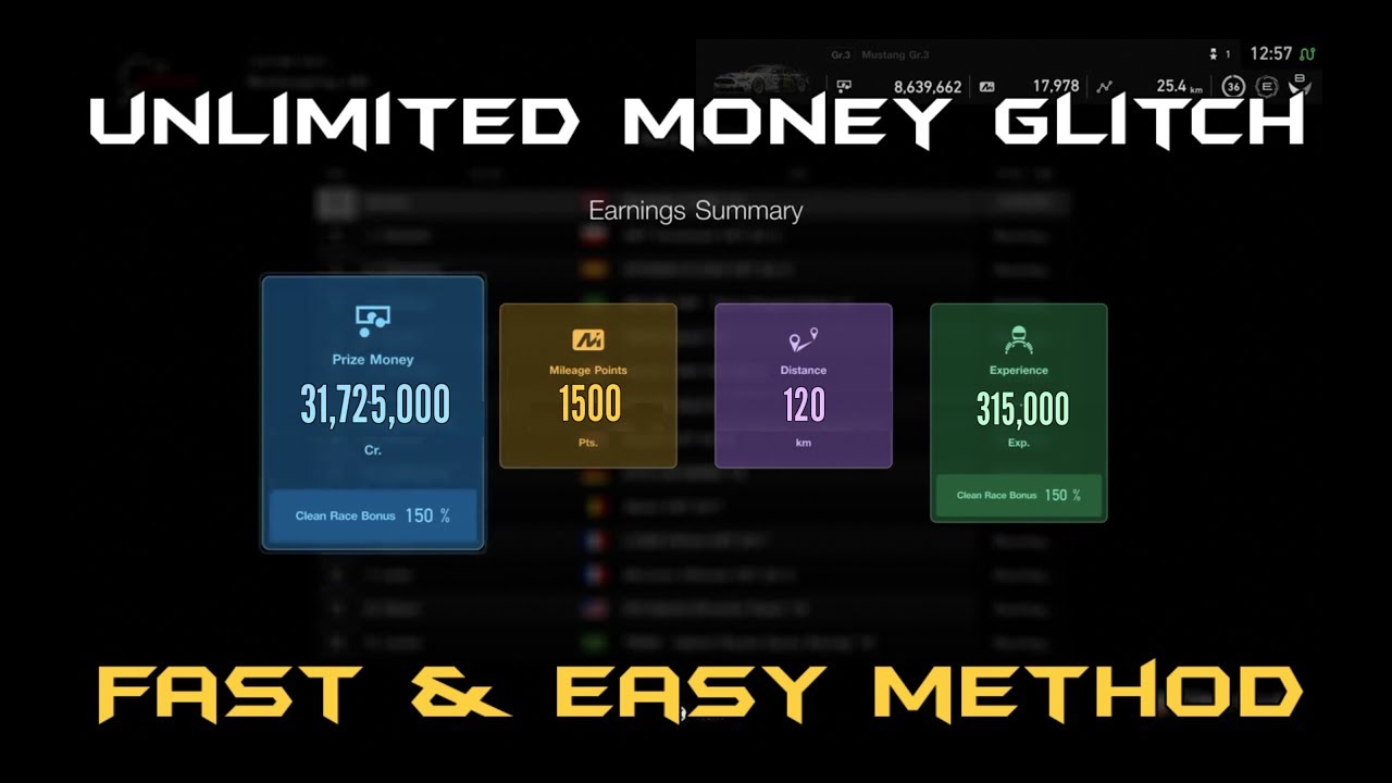 GT Sport: UNLIMITED MONEY GLITCH | FAST & EASY METHOD (Voice Tutorial)