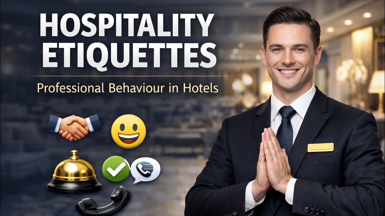 Hospitality Etiquettes in Hotels | Professional Behavior Guide for Beginners | Step-by-Step Guide