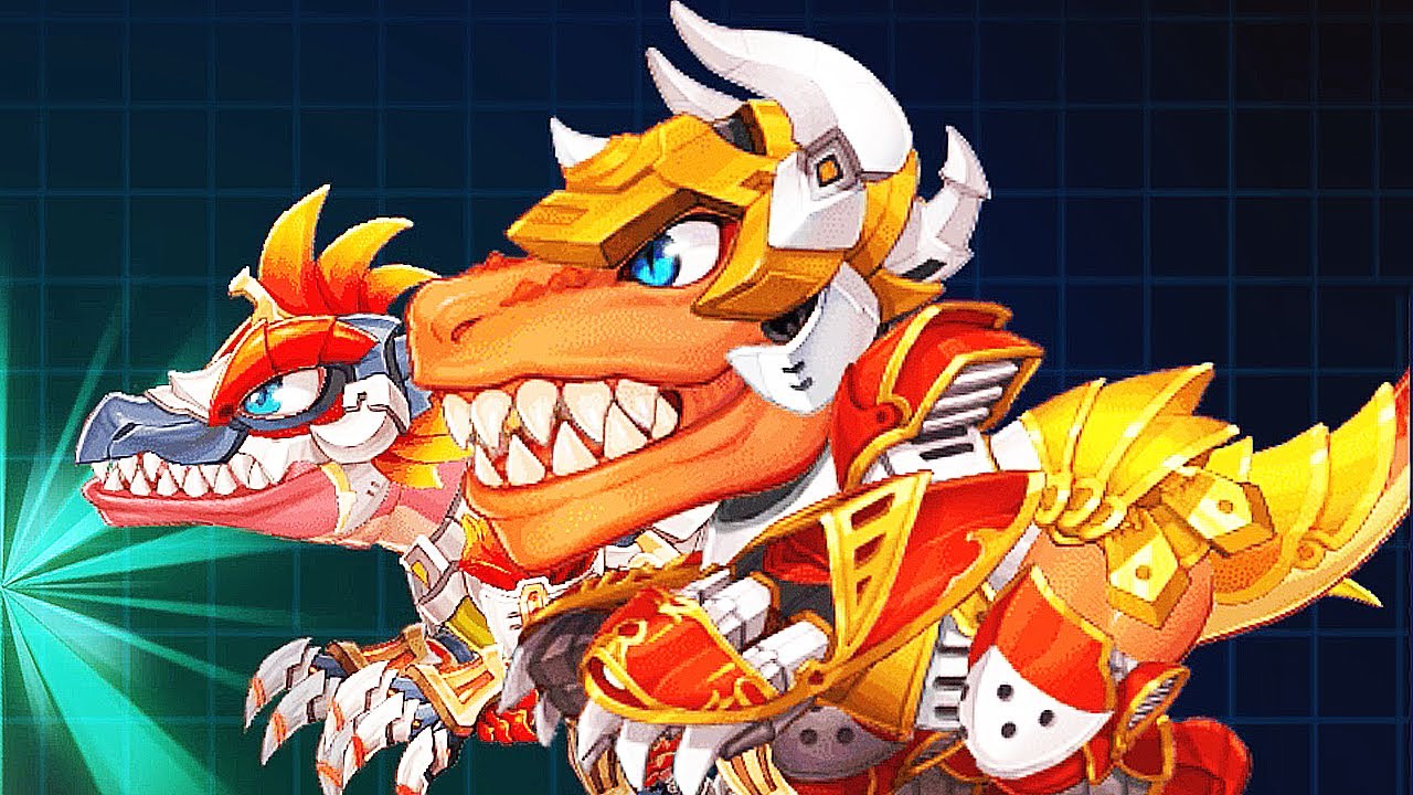 T-Rex Spinosaurus Team Fight - Dinobot Battle | Eftsei Gaming