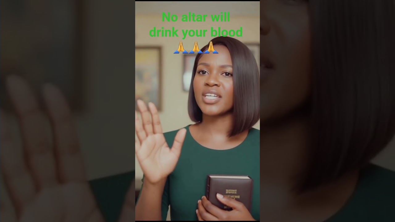 No altar will drink your blood 🙏🙏 