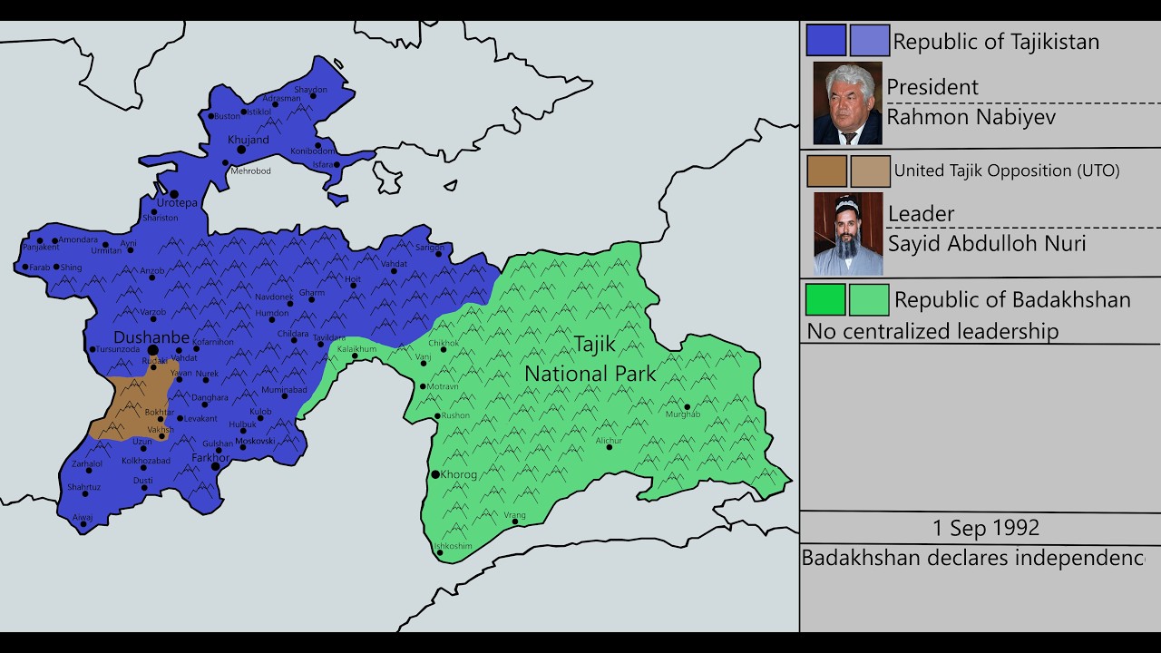 Tajikistani Civil War - (1992-1997)