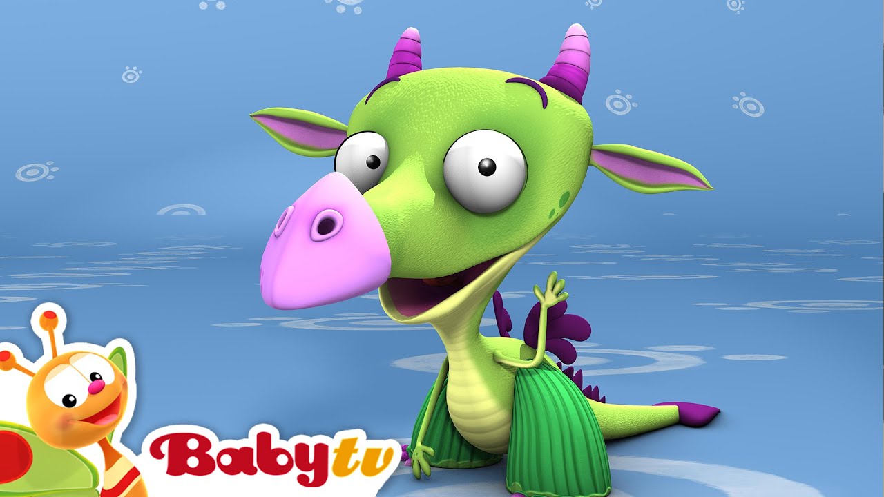 Draco Learns Big & Small with Toys | Fun Kids Cartoons | BabyTV