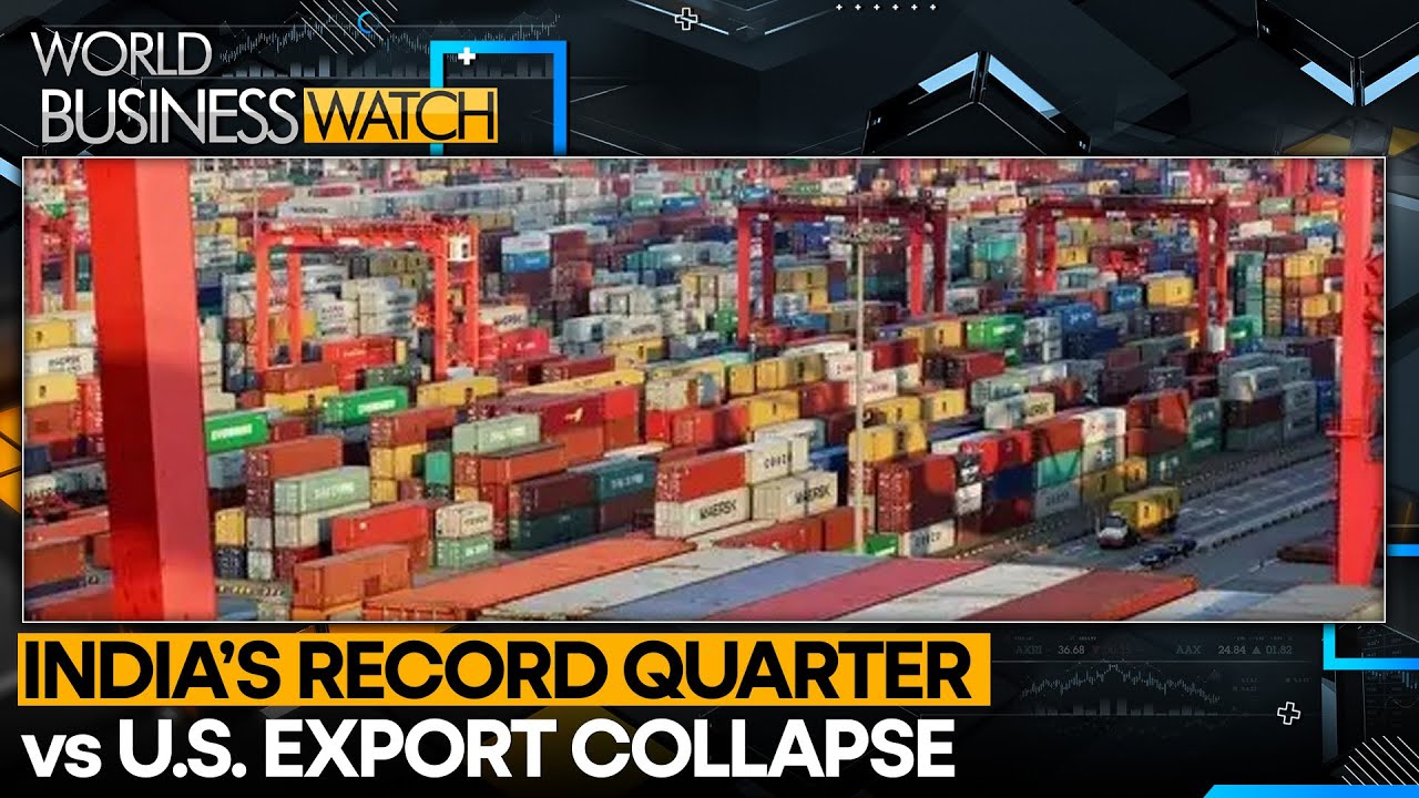 India's Exports to US Fall 28.5% Between May&ndash;Oct 2025 | World Business Watch | WION
