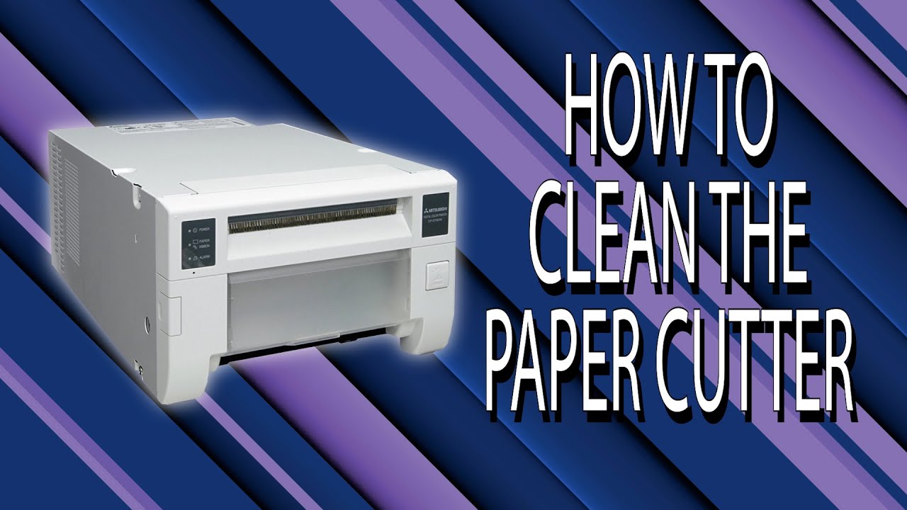 Mitsubishi CP-D70DW - How to Clean the Paper Cutter