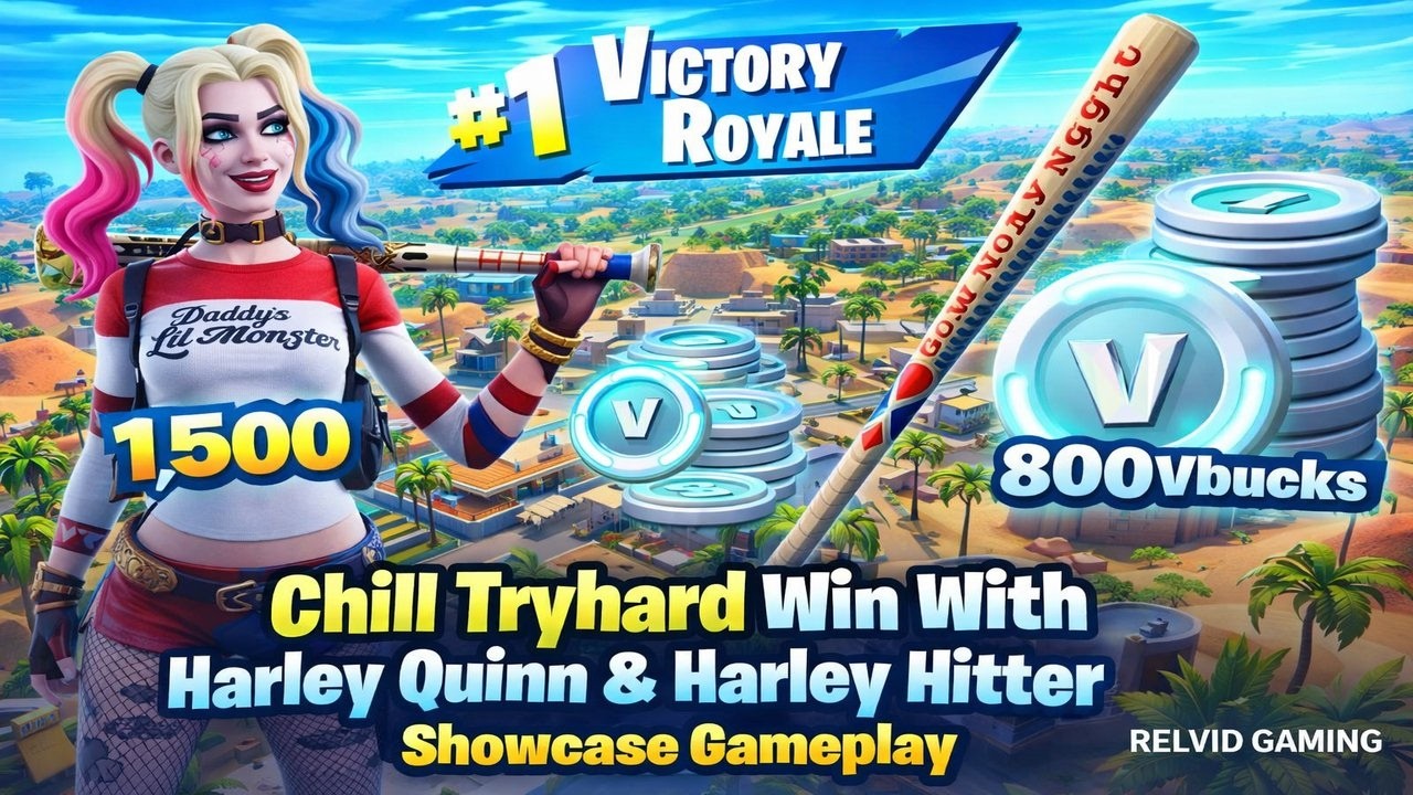 🥇 Harley Quinn & Harley Hitter = INSANE FREE WIN! 🏆😳 | Fortnite 2026 Part 21 |