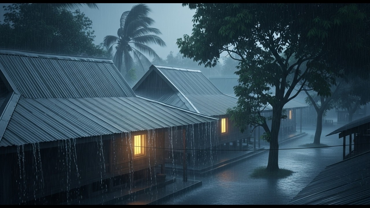 Deep Sleep Rain 🌧️ Gentle Rainfall White Noise | Relaxing Night Rain for Insomnia #65