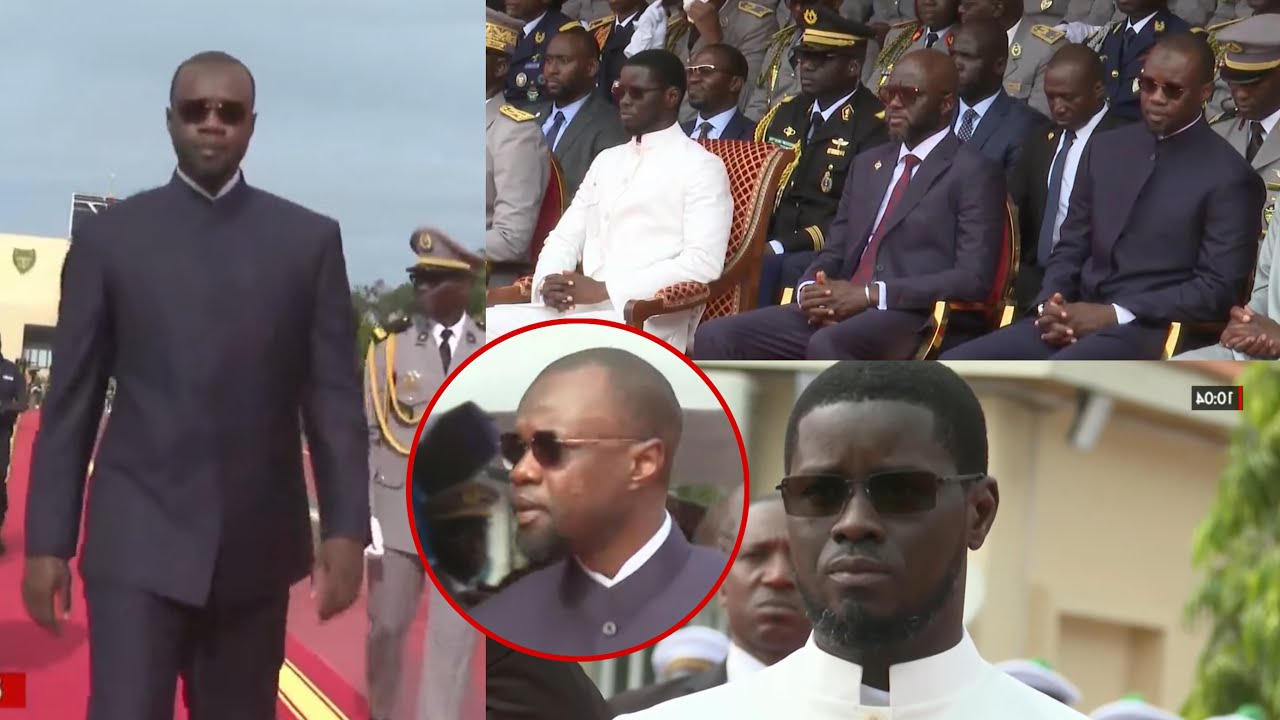 Le trio Sonko, Diomaye et El Malick fait sensation devant les forces armées, Accompagné par le..
