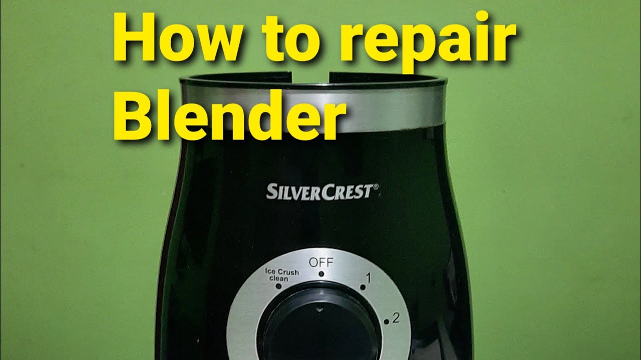 Silver crest ssm 550, How to repair blender. #silvercrest