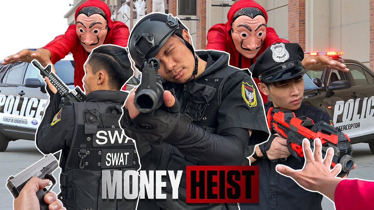 MONEY HEIST vs POLICE (BELLA CIAO REMIX) 7.0 | Epic Parkour POV Chase