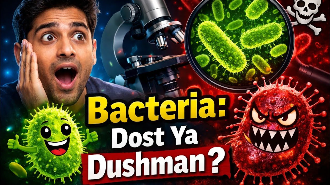Bacteria (जीवाणु) Biology class 11th 