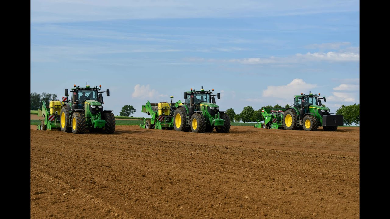 Cinergie SCRL a la plantation des pommes de terre 100% john deere
