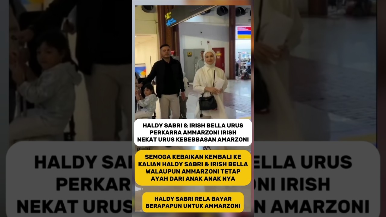HALDY SABRI DAN IRISH BELLA DATANG KE NUSAKAMBANGAN URUS SURAT INI #haldysabri #irishbella #shorts