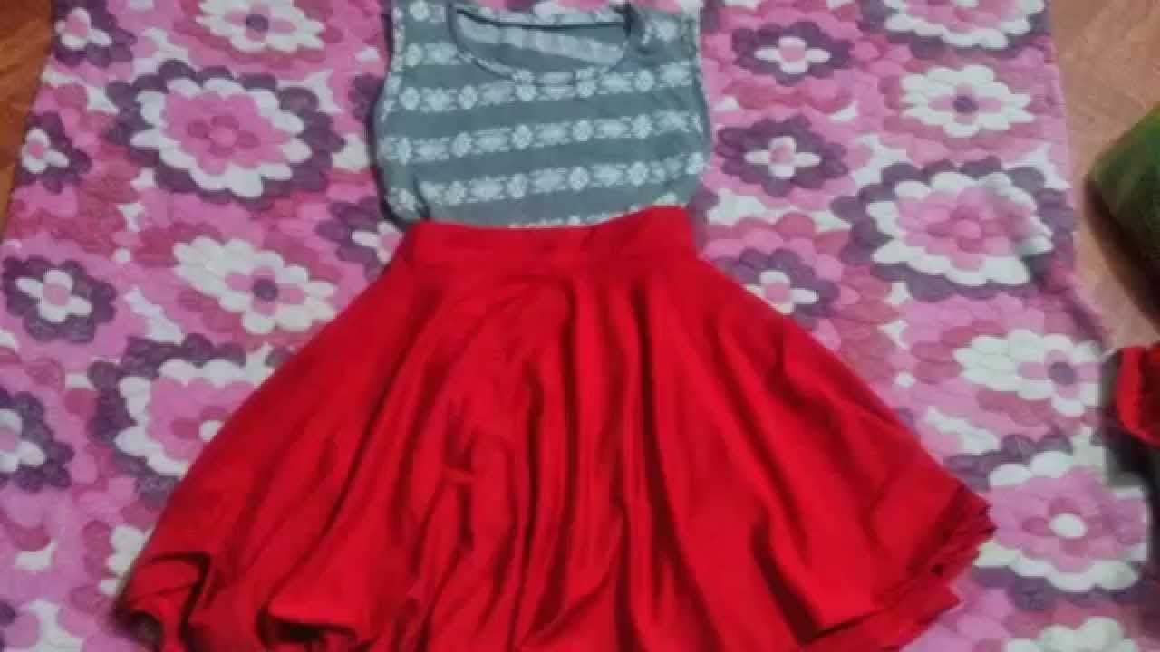 Muscle Tee + Skater Skirt Collection #1