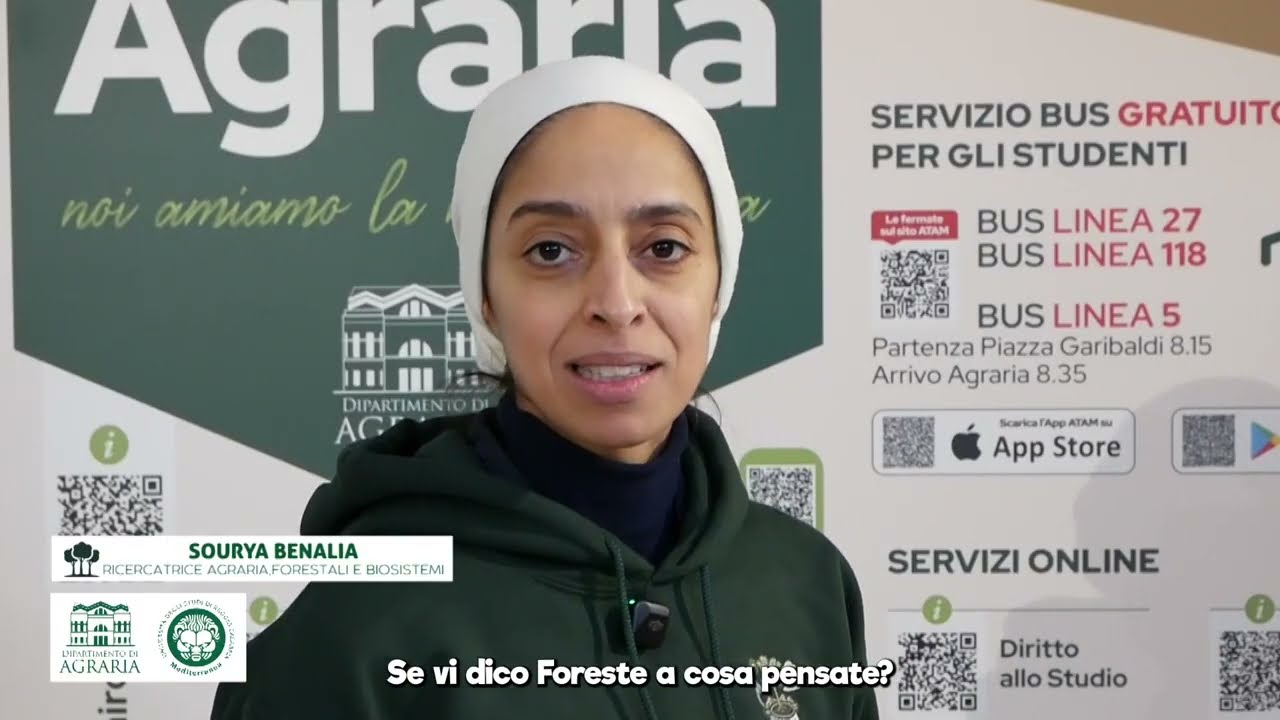 #OrientaAgrariaUniRC  |  Intervista a Sourya Benalia