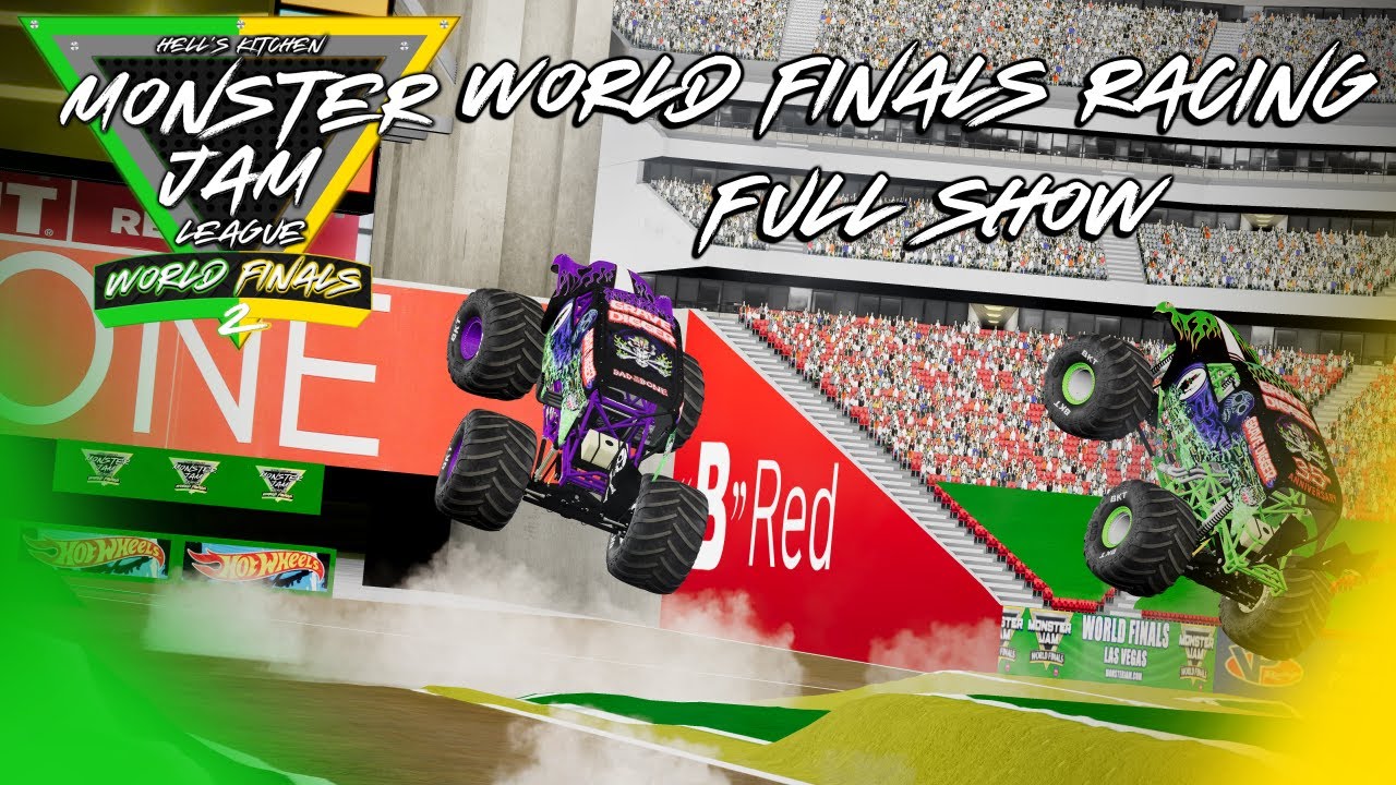 HKMJ World Finals 2 Racing FULL SHOW - BeamNG.Drive Monster Jam