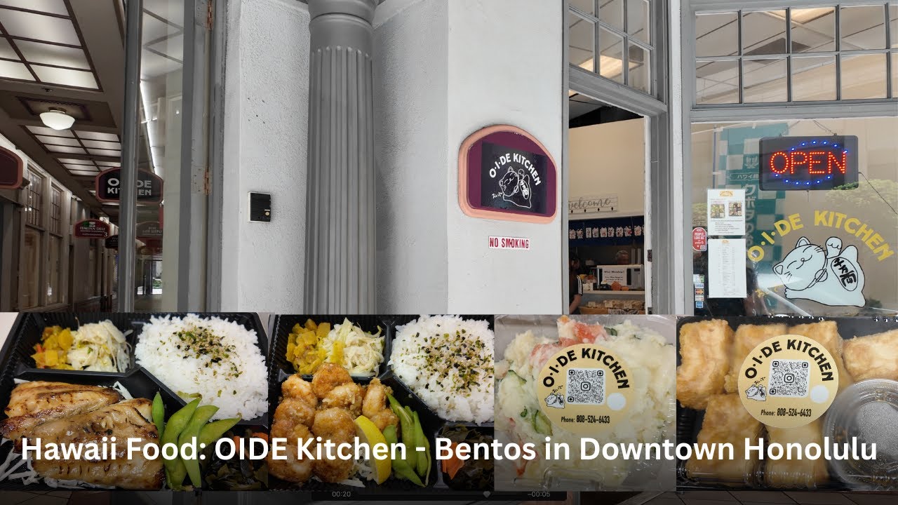Hawaii Food: OIDE Kitchen for Delicious Japanese Food in Downtown Honolulu