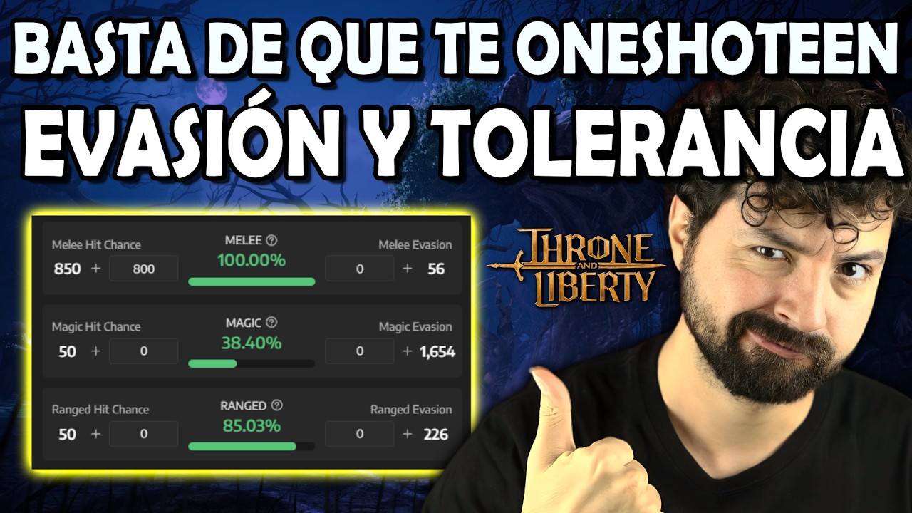 Cómo decidir si jugar a Tolerancia o Evasión en Throne and Liberty