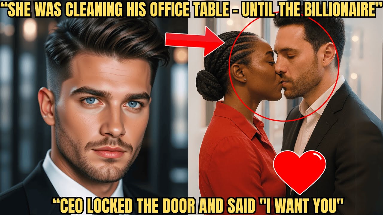 SHE WAS CLEANING HIS OFFICE TABLE -- UNTIL THE BILLIONAIRE CEO LOCKED THE DOOR AND SAID "I WANT YOU"