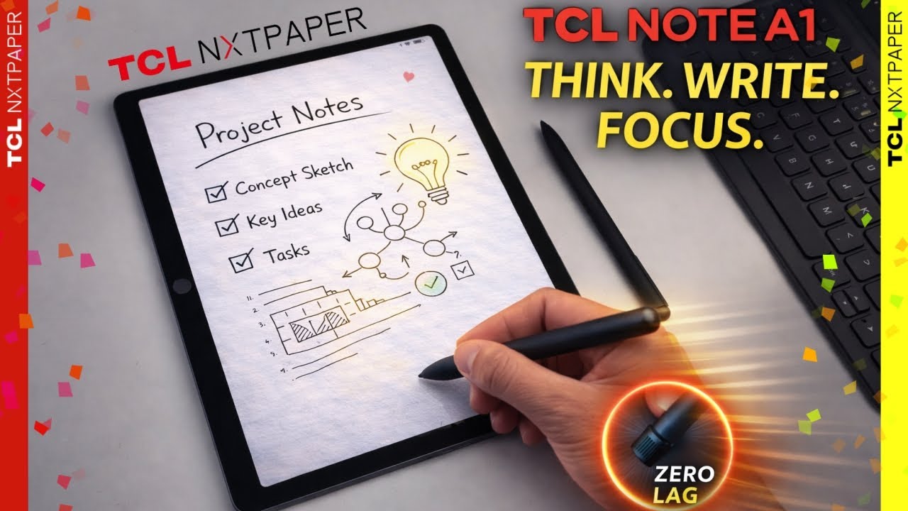 Обзор TCL Note A1 NXTPAPER – это не планшет.