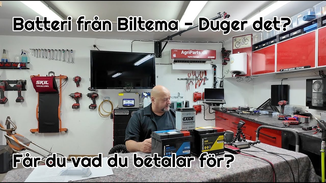 Biltema-batterier – får du verkligen den kraft du betalar för? - Gäller även andra batterier