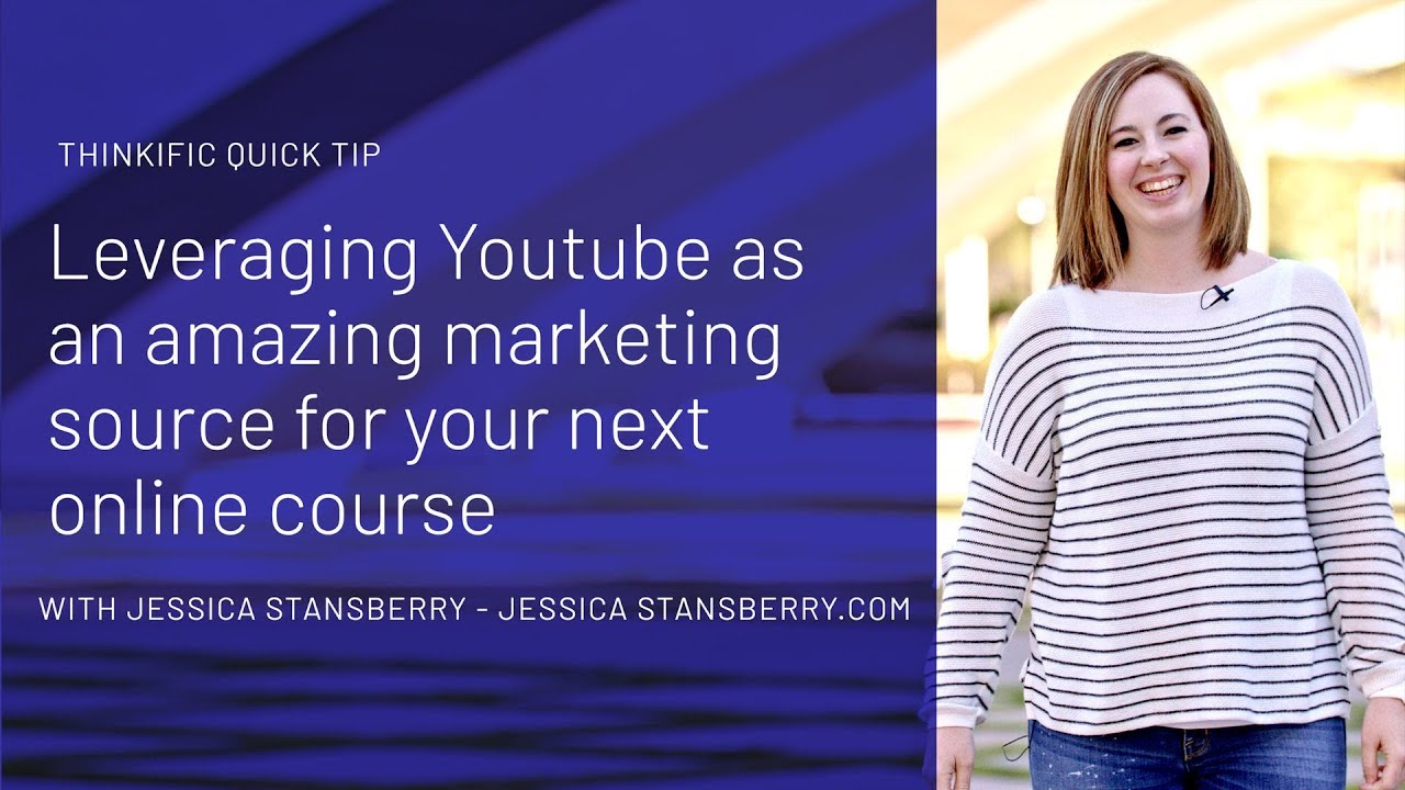 Jessica Stansberry shares a quick tip why every course creator should be on Youtube
