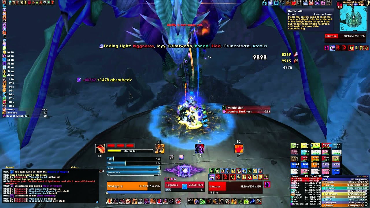Blood Legion vs Heroic Ultraxion 25M - World First (Cat PoV)