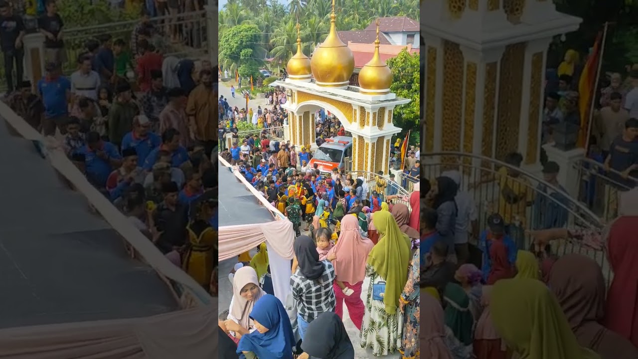 penyambutan anak rantau pulang kampung Basamo warga Kasai tapakis Ulakan