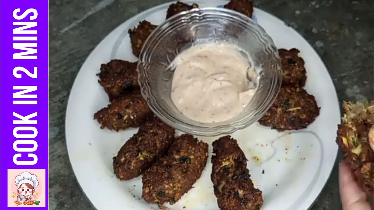 Tasty kabab recipe | Cook in 2 mins