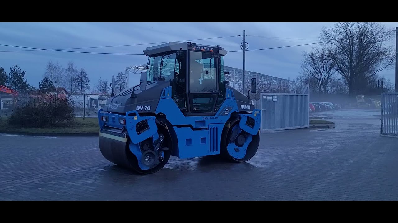 Walec HAMM DV 70 VO - używane maszyny budowlane i drogowe BETOMEX