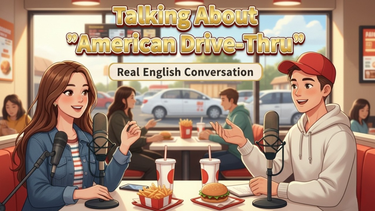 American Drive-Thru English | Learn English by Talking | English Podcast