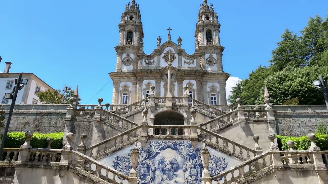 Santuário de Nossa Senhora dos Remédios, Lamego, Douro, Portugal 🇵🇹 June 2023 4K
