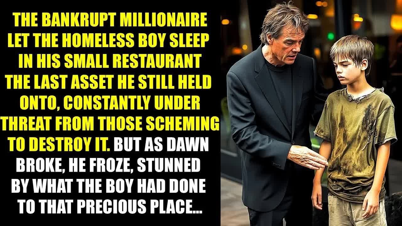 Bankrupt MILLIONAIRE Saves Homeless Boy, But This Act of Kindness Changes His Life Forever.