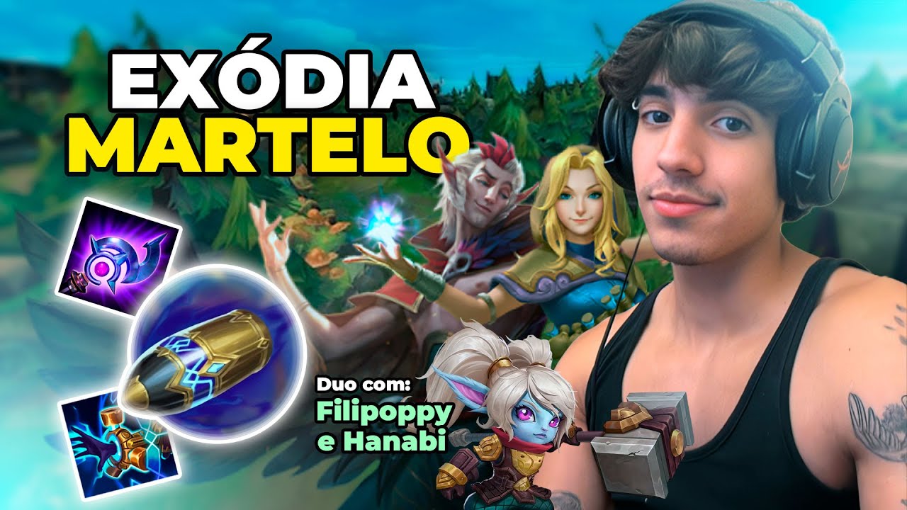 MELHOR BUILD DE LUX NA SEASON NOVA!!! FT EXODIA MARTELO