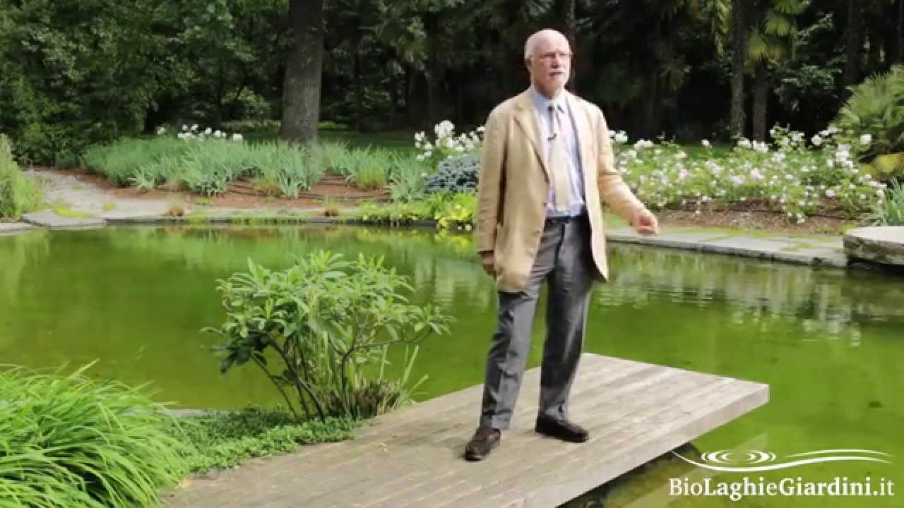 Biolago in un parco secolare in provincia di Brescia
