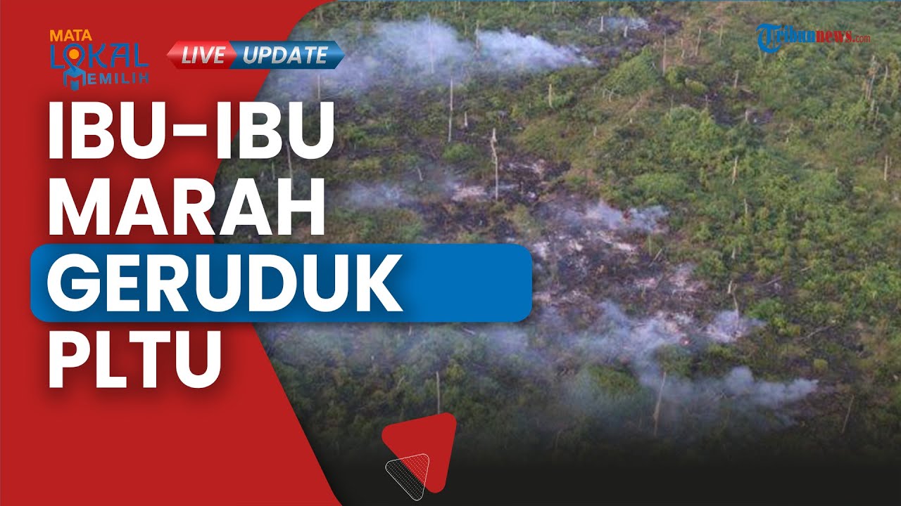 Emak-emak Marah Geruduk PLTU Sebalang Lampung Selatan, Protes Aktivitas Pengolahan Batu Bara