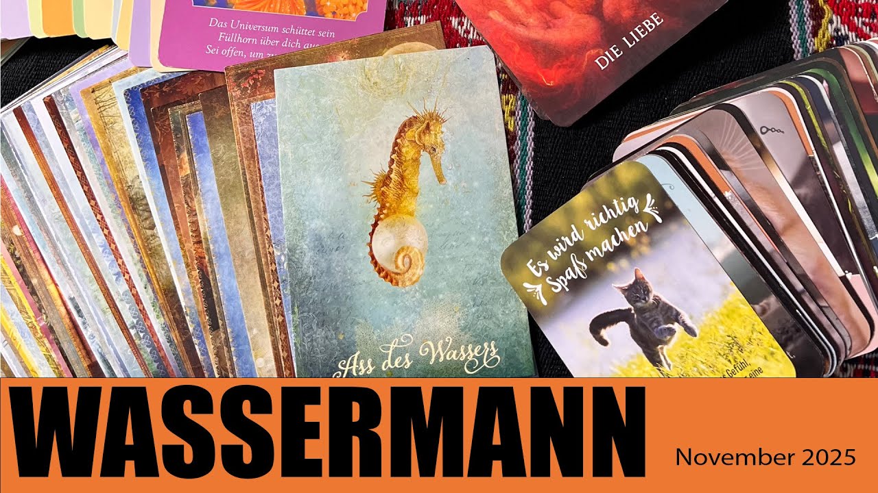 Wassermann🍁Sobald du losl&auml;sst🍁November 2025 Tarot Kartenlegung