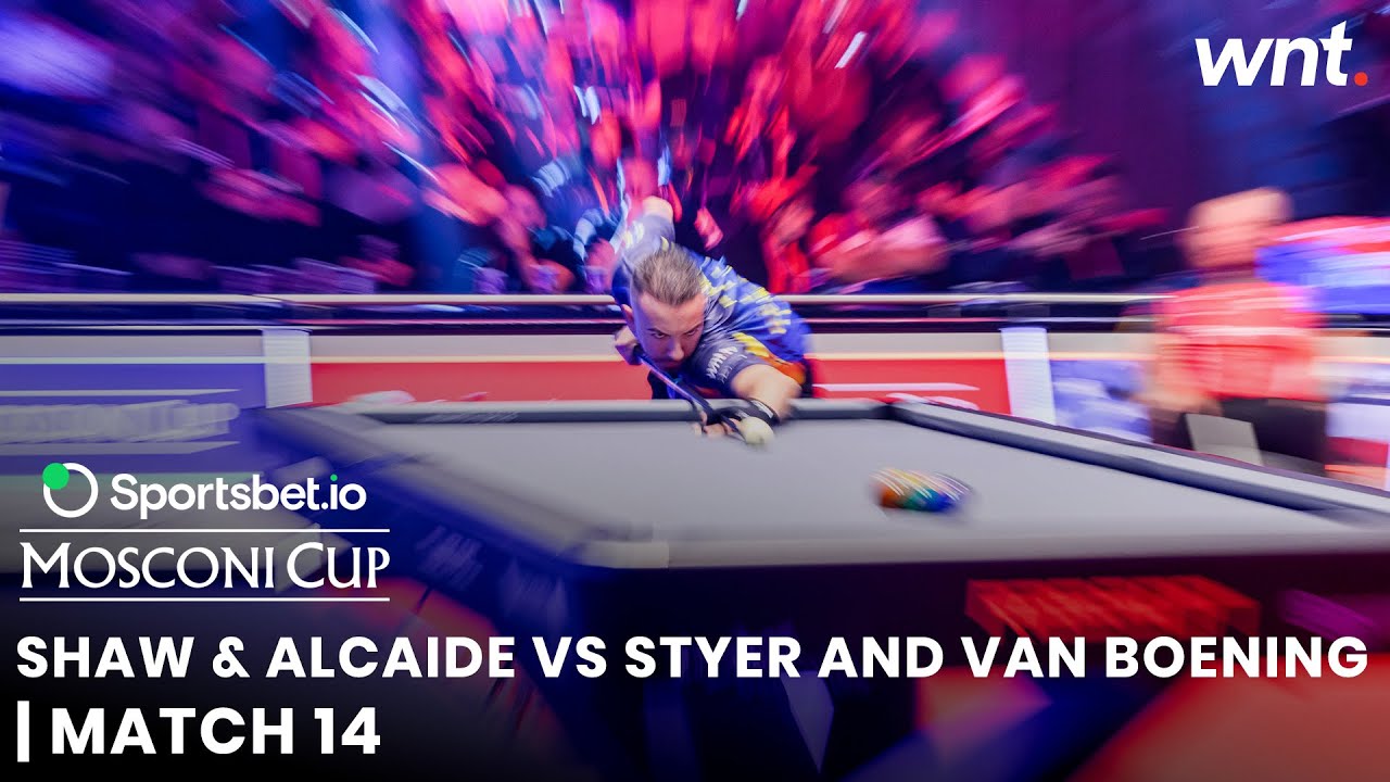 Shaw & Alcaide vs Van Boening & Styer | Match 14 | 2025 Mosconi Cup