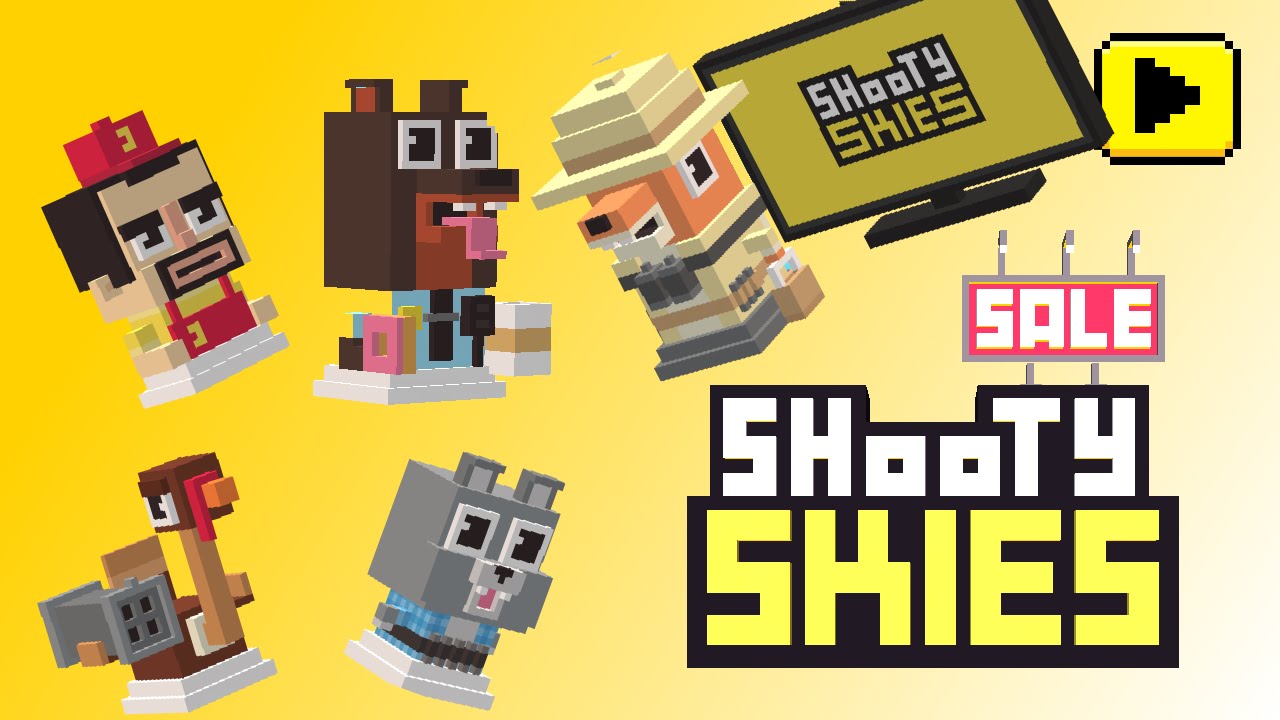SHOOTY SKIES UPDATE | Black Friday Sale! 6 NEW Pilots & 2 NEW Secret Characters | November 2015