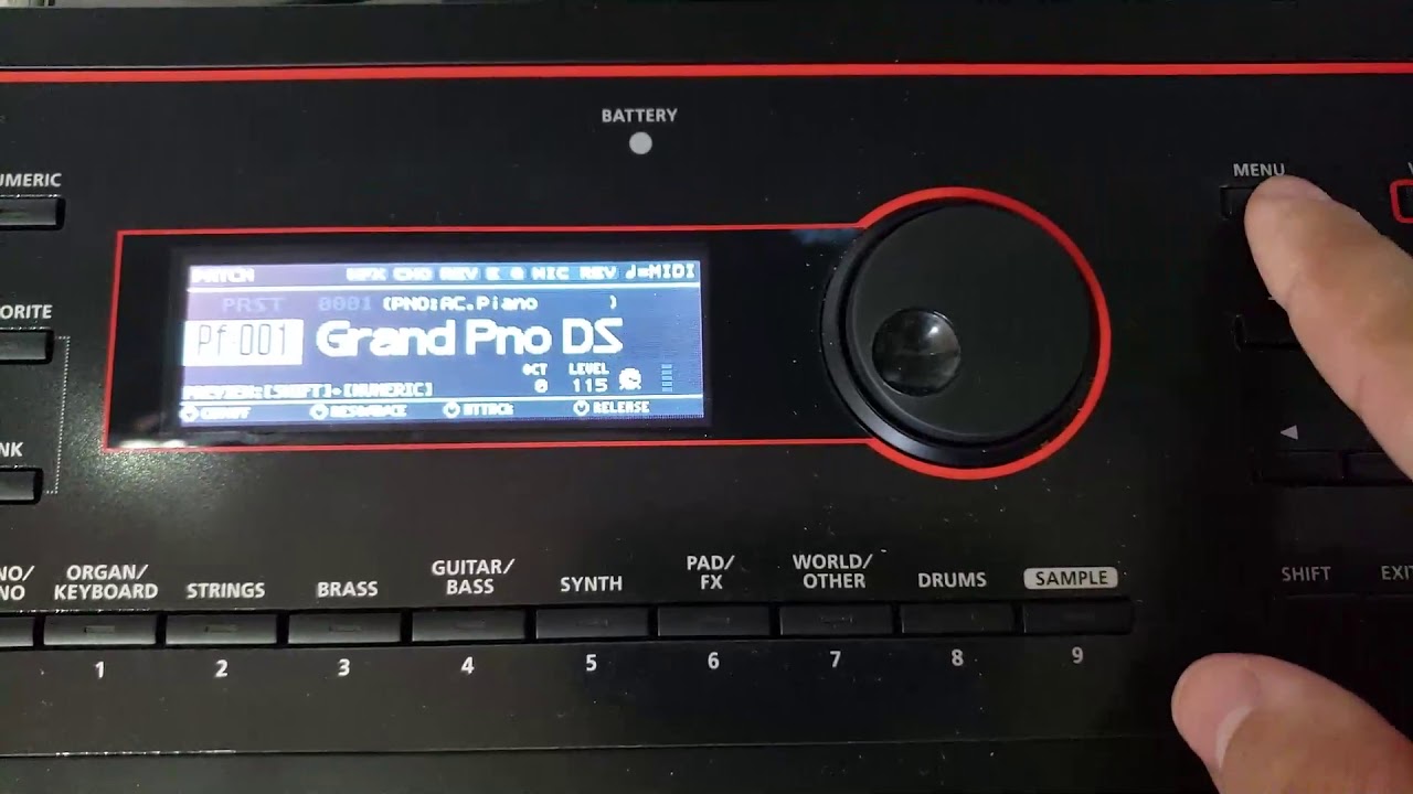 Como Colocar um backup XPS30/Juno DS Roland