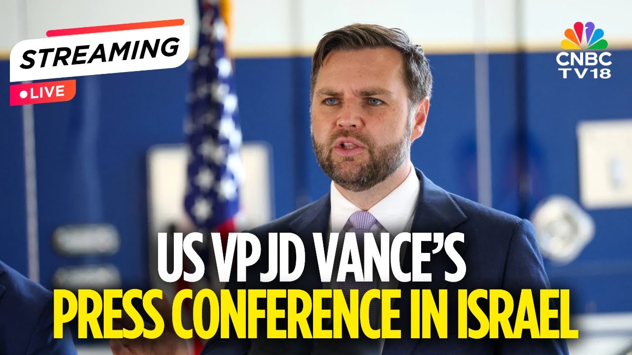 WATCH LIVE: US Vice President JD Vance First Press Conference In Israel After gaza Peace Deal | N18G
