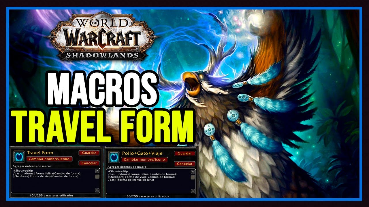 El MEJOR MACRO de cambio de forma para Druidas
