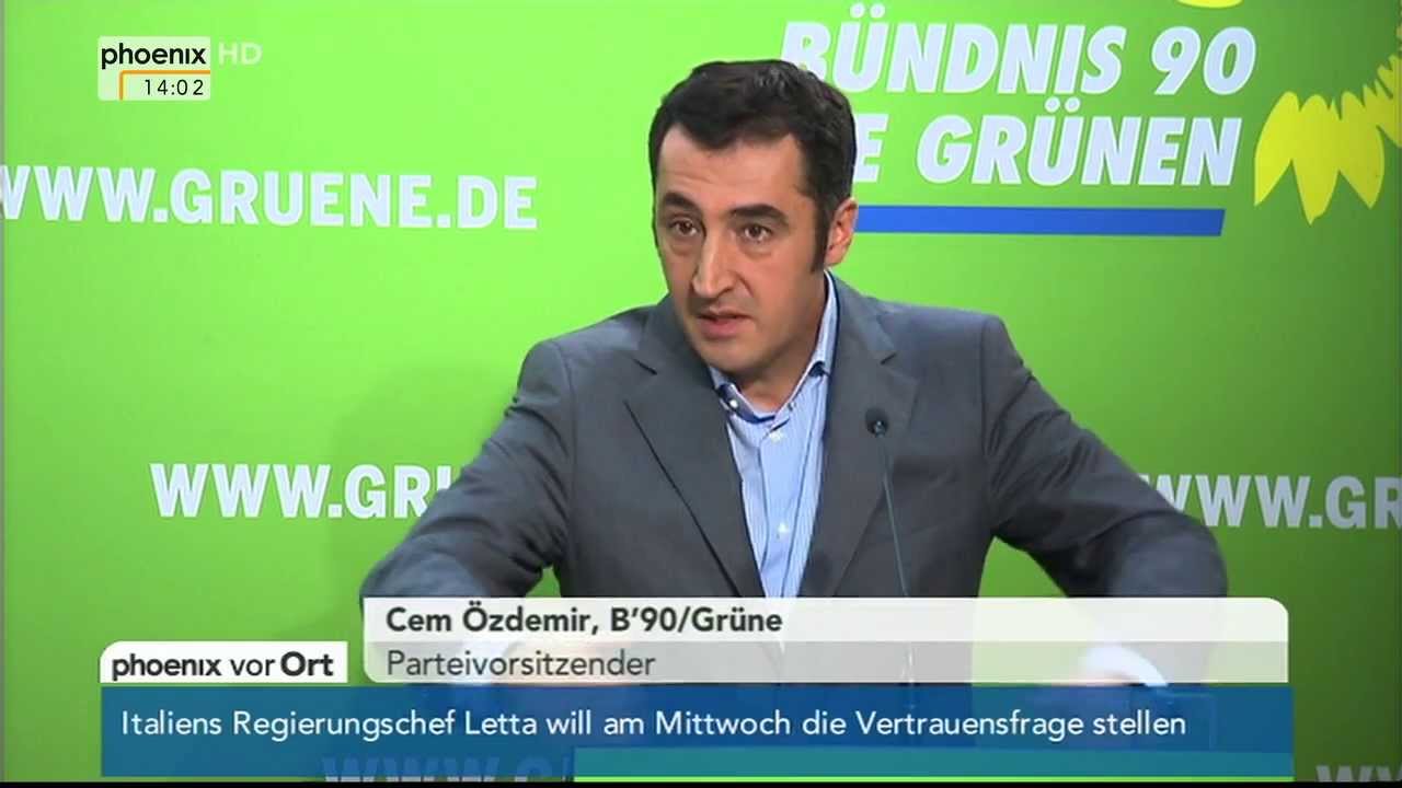 B'90/Grüne-Pressekonferenz mit Cem Özdemir am 30.09.2013
