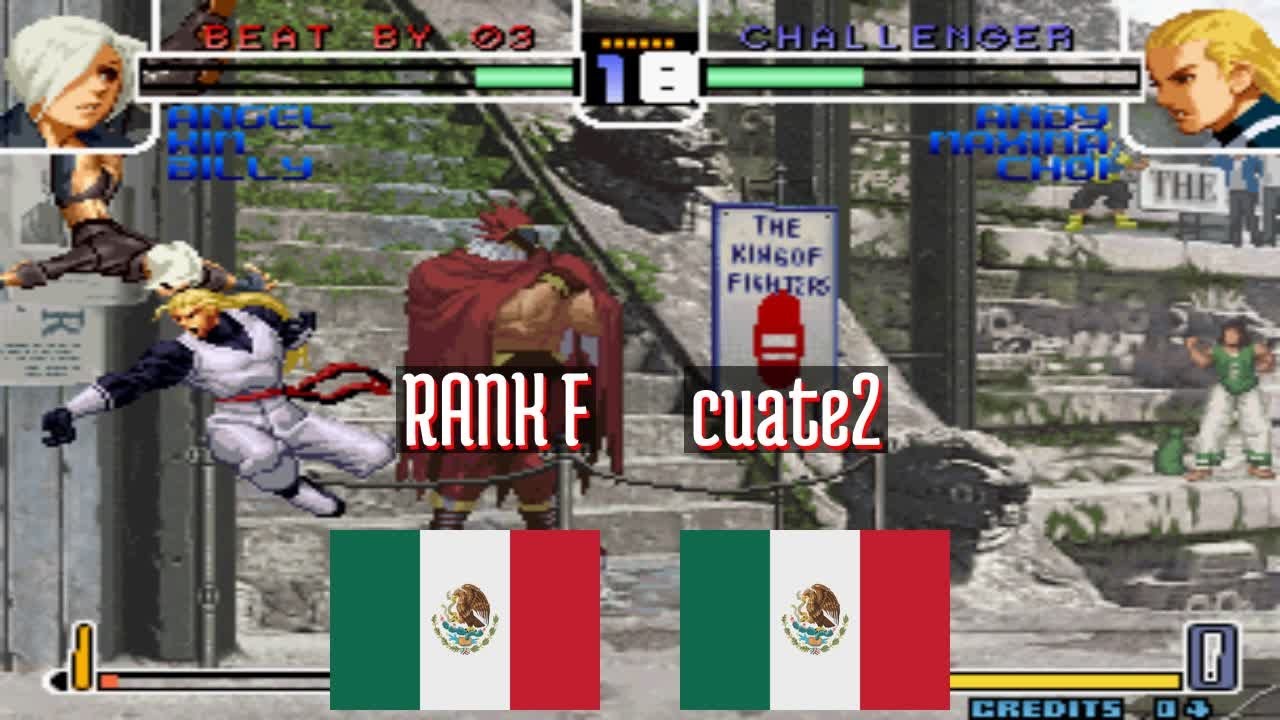 King of Fighters 2002 (FT5) - RANK F (MX) vs cuate2 (MX) - 2021-08-22