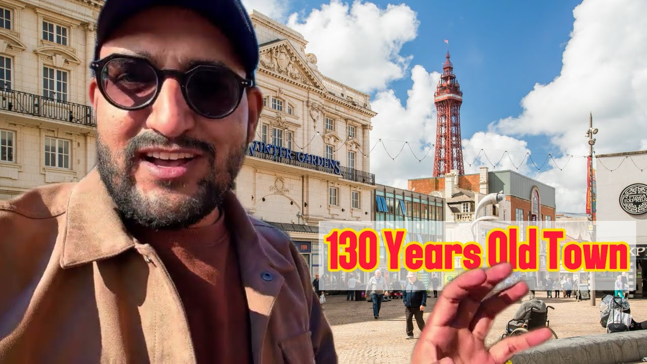Beautiful Small Town “BLACK POOL” near to Manchester City | Blackpool beach | Blackpool Tower Visit