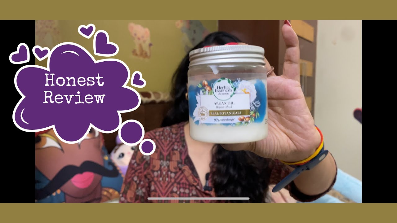 Herbal Essences Argan Oil Hair Repair Mask For Dry, Damaged,Frizzy Hair
