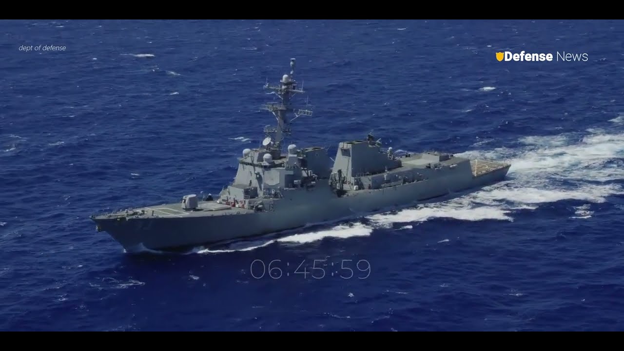 USS Chung Hoon Weapons Shoot