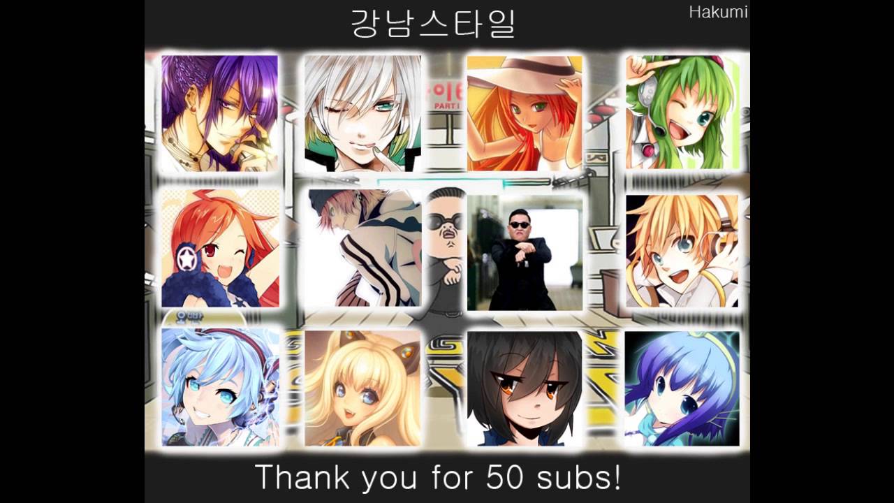 【Vocaloid/UTAUloid Chorus】Gangnam Style 【Chorus of 9 Vocaloids and 2 UTAUloids】+1
